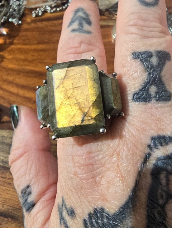 Evil Pawn Jewelry Jewelry - Rare! Discontinued! Evil Pawn Jewelry Labradorite Jotunn Ring